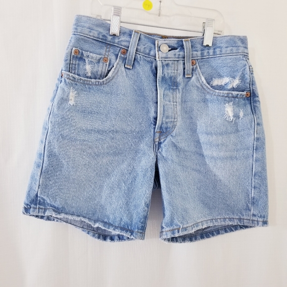 Levis 501 button fly jean shorts - Picture 11 of 15